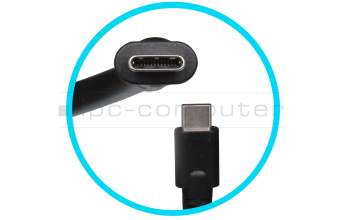 2LN85AA original HP chargeur USB-C 90 watts mince