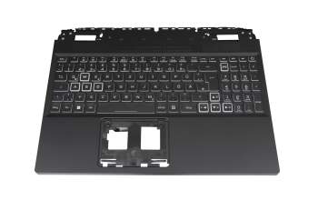 32204EB9K201 original Acer clavier incl. topcase DE (allemand) noir/noir avec rétro-éclairage (4060/4070)