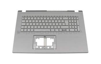 3340005FKA01 original Acer clavier incl. topcase DE (allemand) gris/gris avec rétro-éclairage