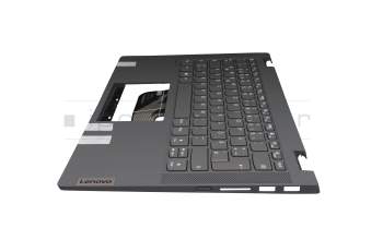 433.0K108 0011 original Lenovo clavier incl. topcase DE (allemand) gris foncé/gris (platinum grey)