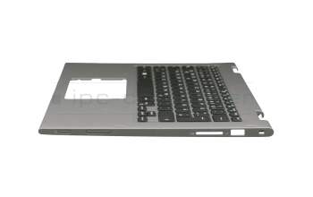 460.07R08.0017 original Dell clavier incl. topcase DE (allemand) noir/argent avec rétro-éclairage