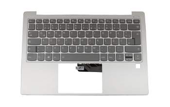 460.0FD04.0003 original Lenovo clavier incl. topcase DE (allemand) gris/argent avec rétro-éclairage