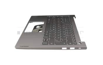 460.0M502.0001 original Lenovo clavier incl. topcase DE (allemand) noir/gris avec rétro-éclairage