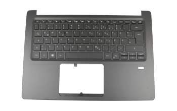 4600E60U00011 original Acer clavier incl. topcase DE (allemand) noir/noir avec rétro-éclairage