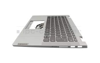 4600K100012 original Lenovo clavier incl. topcase DE (allemand) gris/gris avec rétro-éclairage