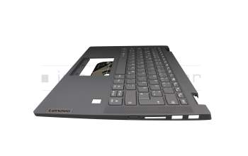 4600MD080011 original Lenovo clavier incl. topcase DE (allemand) gris/gris (Fingerprint)