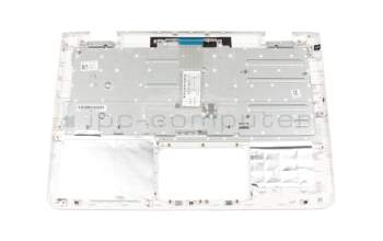 5024875600010 original HP clavier incl. topcase DE (allemand) blanc/blanc