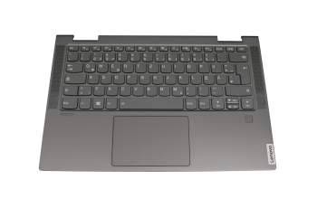 51CQ06P05XN original Lenovo clavier incl. topcase DE (allemand) gris/gris avec rétro-éclairage