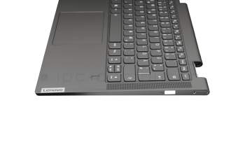 51CQ06P05XN original Lenovo clavier incl. topcase DE (allemand) gris/gris avec rétro-éclairage