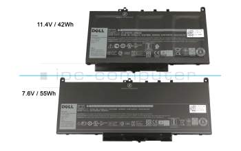 579TY original Dell batterie 42Wh 11,4V