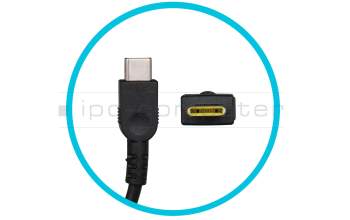 5A11J62095 original Lenovo chargeur USB-C 65 watts arrondie