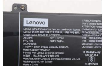 Lenovo 5B11H56404 BATTERY Internal, 3c 58Wh, LiIon, SWD