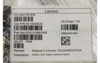 Lenovo 5C10S30323 CABLE EDP Cable H 82N4 no touch