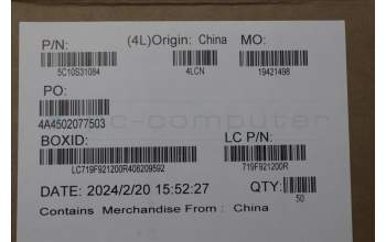 Lenovo 5C10S31084 CABLE CABLE L 83FF EDP HONG YUEN FPC