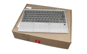 5CB0Q12250 original Lenovo clavier incl. topcase DE (allemand) gris foncé/argent avec rétro-éclairage