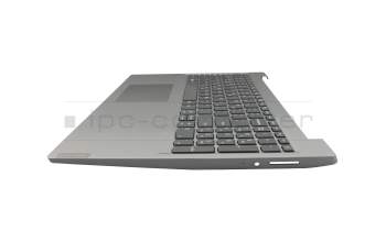 5CB0S16857 original Lenovo clavier incl. topcase GR (grecque) gris foncé/gris