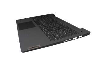 5CB0X56152 original Lenovo clavier incl. topcase DE (allemand) noir/gris avec rétro-éclairage