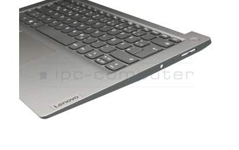 5CB0X56597 original Lenovo clavier incl. topcase DE (allemand) gris/argent