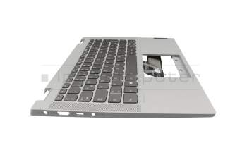 5CB0Y85314 original Lenovo clavier incl. topcase DE (allemand) gris/gris avec rétro-éclairage