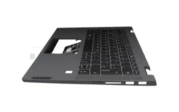 5CB0Y85503 original Lenovo clavier incl. topcase DE (allemand) gris/gris avec rétro-éclairage