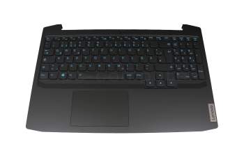 5CB0Z33221 original Lenovo clavier incl. topcase DE (allemand) noir/noir avec rétro-éclairage