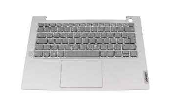 5CB1B02551 original Lenovo clavier incl. topcase DE (allemand) gris/gris avec rétro-éclairage