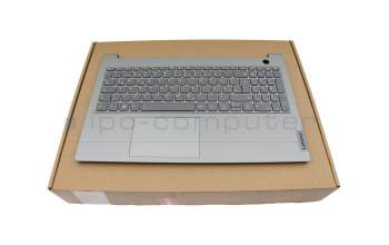 5CB1B34829 original Lenovo clavier incl. topcase DE (allemand) gris/gris avec rétro-éclairage