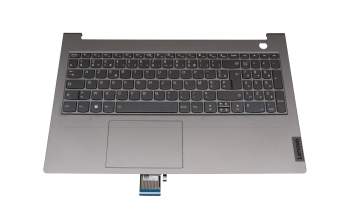 5CB1B34951 original Lenovo clavier incl. topcase FR (français) noir/gris avec rétro-éclairage