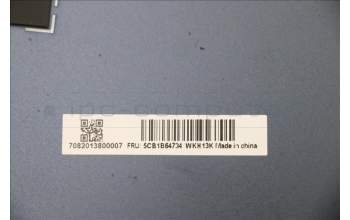 Lenovo 5CB1B64734 COVER Lower case C 82FE AL_BLUEW