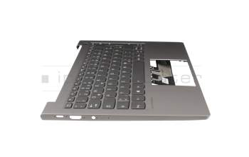 5CB1C72420 original Lenovo clavier incl. topcase DE (allemand) noir/gris avec rétro-éclairage