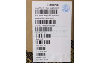 Lenovo 5CB1C90934 COVER Upper Case ASM SWS H 82KM GY