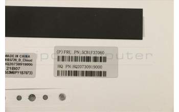 Lenovo 5CB1F37060 COVER Lower Case H 82QQ CLO GY