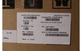 Lenovo 5CB1H81073 COVER LCD Cover C 82SH Storm