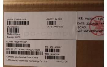 Lenovo 5CB1H81810 COVER D_COVER_AL_ASSY_BK_DIS