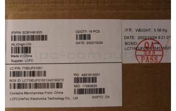 Lenovo 5CB1H81825 COVER RocP 1.0_JP6C1_DCOV_UMA_WL_ASSY_GY