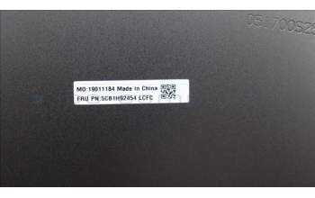 Lenovo 5CB1H92454 COVER A_COVER_ASSY_BLACK_for touch