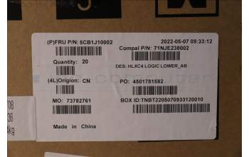 Lenovo 5CB1J10002 COVER Lower Case C 21DM_AB