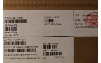 Lenovo 5CB1J18154 COVER FRU JP4C5 D COVER UMA WL ASSY BK