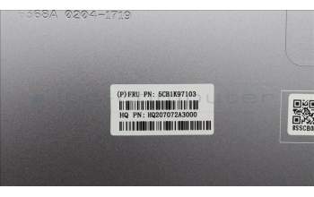 Lenovo 5CB1K97103 COVER LCD Cover H 83AL ARGY