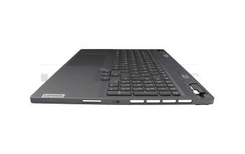 5CB1L56029 original Lenovo clavier incl. topcase DE (allemand) gris/gris avec rétro-éclairage