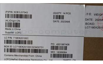 Lenovo 5CB1L57543 COVER FRU COVER ROCP_D_COVER_SWG_WL_ASSY