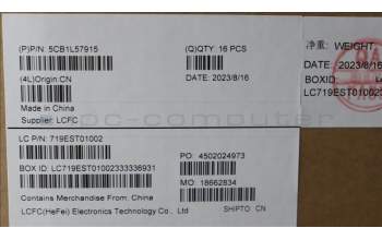 Lenovo 5CB1L57915 COVER FRU KP4D5_D_COVER_UMA_WL_ASSY_BK