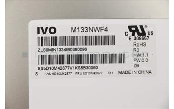 Lenovo 5D10M42877 IV M133NWF4 R0 FHDI AG S NB