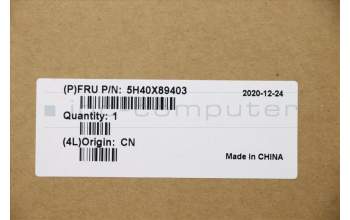 Lenovo 5H40X89403 HEATSINK FRU_UMA_THM_ASSY_AVC_CS AVC