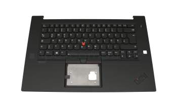 5M10W78879 original Lenovo clavier incl. topcase DE (allemand) noir/noir avec rétro-éclairage et mouse stick