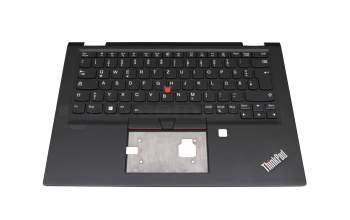 5M10Y85785 original Lenovo clavier incl. topcase DE (allemand) noir/noir avec rétro-éclairage et mouse stick