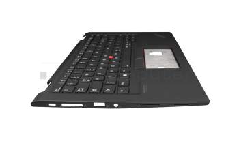 5M10Y85785 original Lenovo clavier incl. topcase DE (allemand) noir/noir avec rétro-éclairage et mouse stick