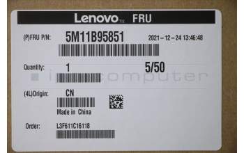 Lenovo 5M11B95851 MECH_ASM CS21 3+2b,GL-Mylar,VB1,NFC,SUN