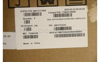 Lenovo 5M11C17069 MECH_ASM REAR,COVER,B,AIO N3-3 24