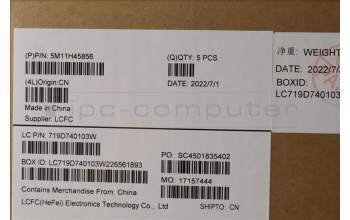 Lenovo 5M11H45856 MECH_ASM KBD BZL,WW,GY,SRX,SWE/FIN